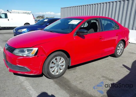 2012 Volkswagen Jetta 2.0L S from USA, damaged, VIN 3VW2K7AJ0CM380054